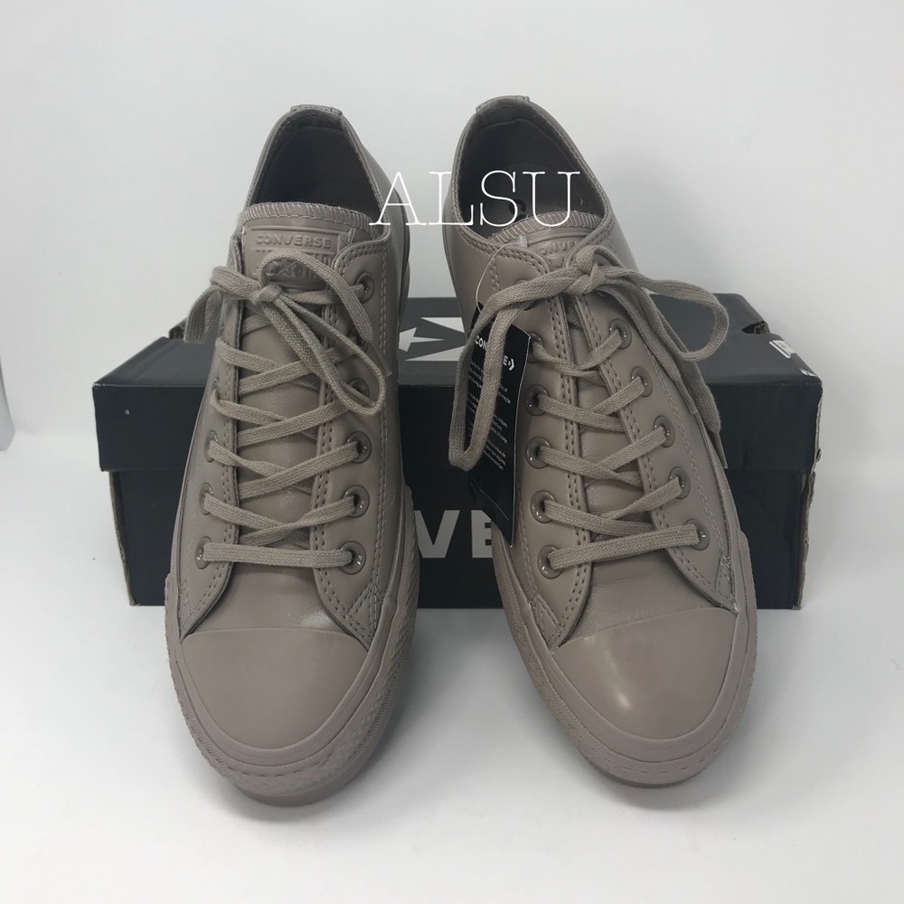NWT Converse Ctas Lift OX Sepia Stone W AUTHENTIC - Picture 4 of 8